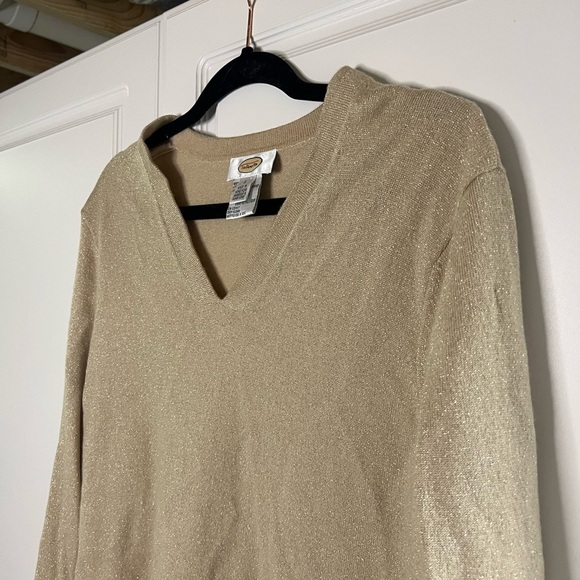 Vintage Talbots Wool Silk Sparkle Glitter Sweater - Picture 5 of 9